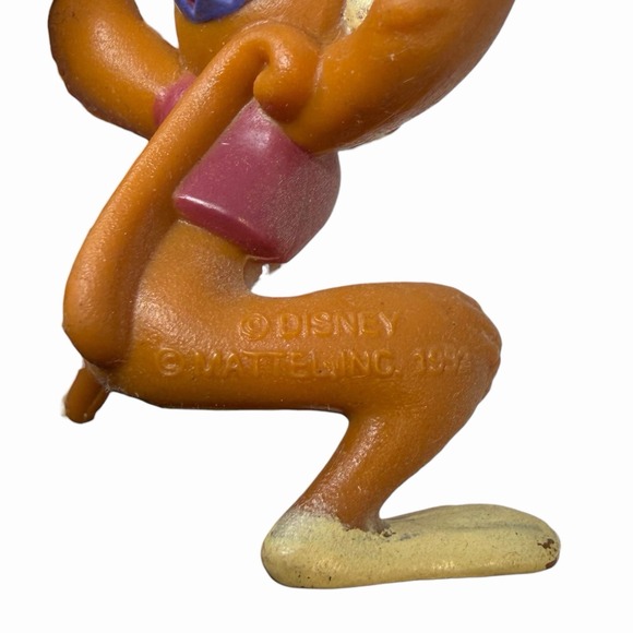 Disney Abu Monkey Aladdin Vintage Toy 1992 Figure Mattel PVC Plastic - Picture 5 of 6